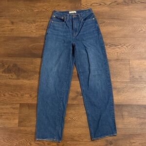 Madewell Straight Leg Blue Jeans